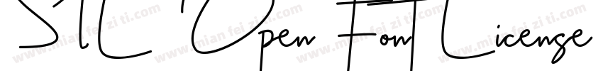 SIL Open Font License 11字体转换
